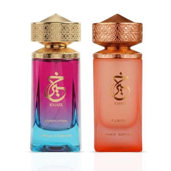 Paris Corner Khair Confection & Khair Fusion Sprays Bundle Eau de Parfum for Unisex – 100 ml