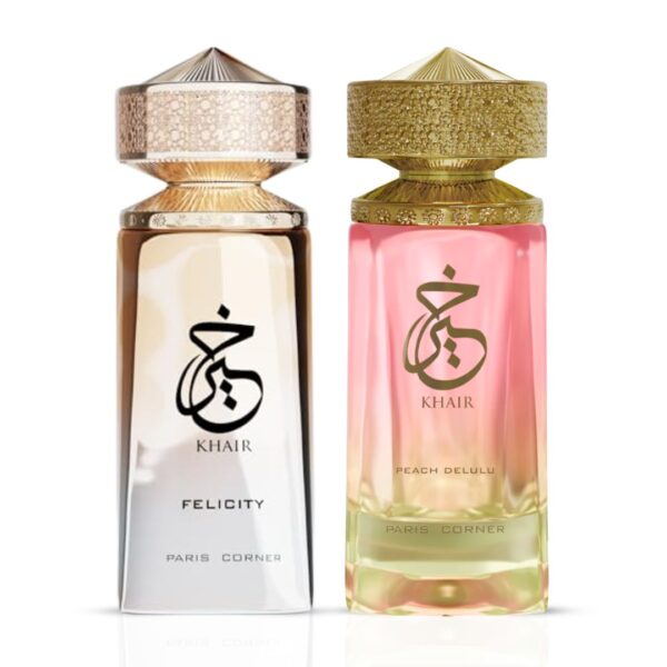 Paris Corner Khair Felicity & Khair Peach Delulu Bundle Eau de Parfum for Unisex – 100 ml
