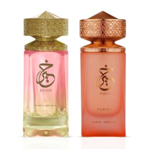 Paris Corner Khair Peach Delulu & Khair Fusion Sprays Bundle Eau de Parfum for Unisex – 100 ml