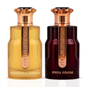 Paris Corner Lueur d'Espoir Memories of Summer & Arena Intense Sprays Bundle Eau de Parfum for Unisex – 100 ml