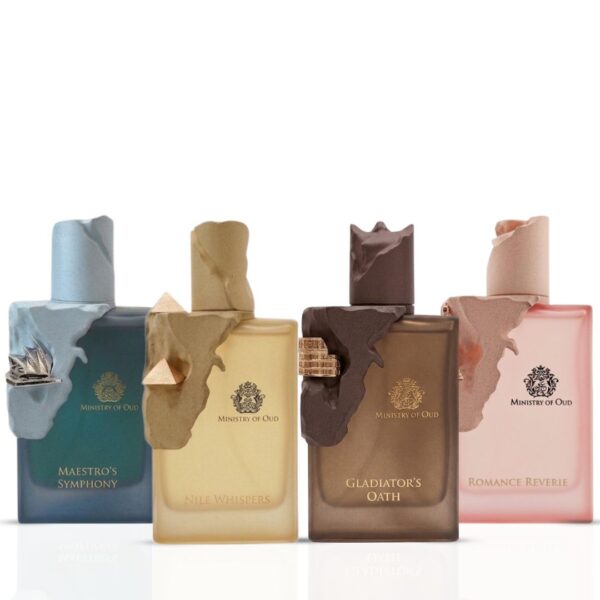 Paris Corner Ministry of Oud Maestro's Symphony Nile Whisper Gladiator's Oath & Romance Reverie Sprays Bundle Eau de Parfum for Women – 100 ml