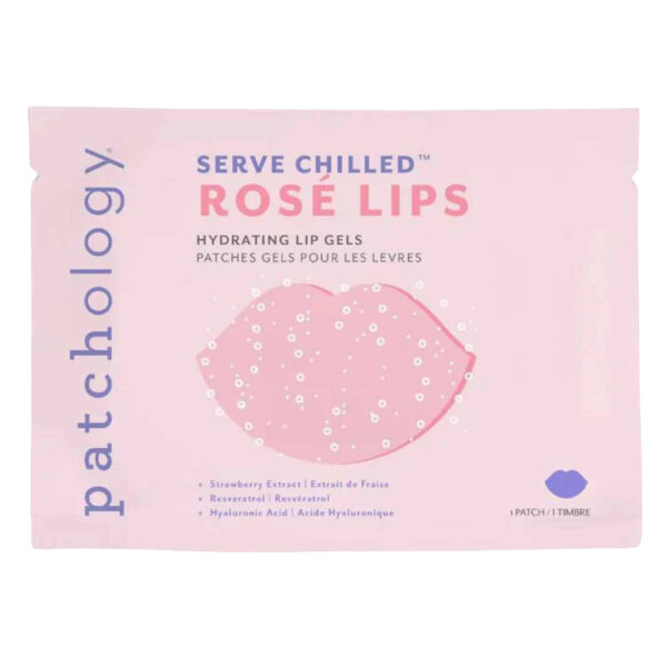 Patchology Rose Lips Hydrating Smoothing Lip Gels 1pc for Unisex