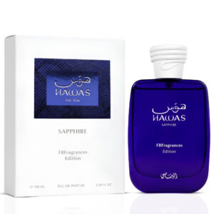 Rasasi Hawas Sapphire X FBFragrances Edition Eau de Parfum for Unisex – 100 ml