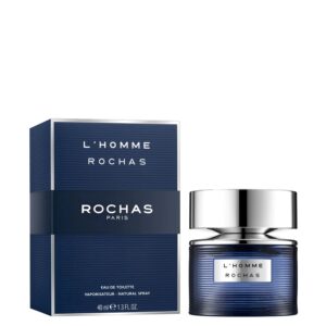 Rochas L'homme Eau de Toilette for Men – 1.3 oz / 40 ml