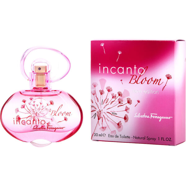 Salvatore Ferragamo Incanto Bloom NEW EDITION PACKAGING Eau de Toilette for Women – 1 oz