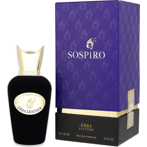 Sospiro Erba Leather Eau de Parfum for Unisex – 3.4 oz