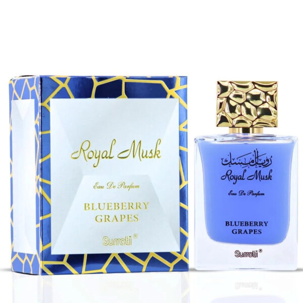 Surrati Royal Musk Blueberry Grapes Eau de Parfum for Unisex – 100 ml