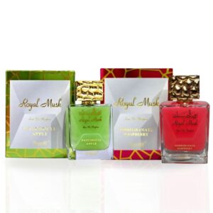 Surrati Royal Musk Pomegranate Raspberry & Royal Musk Patchouli Apple Sprays BUNDLE Eau de Parfum for Unisex – 100 ml