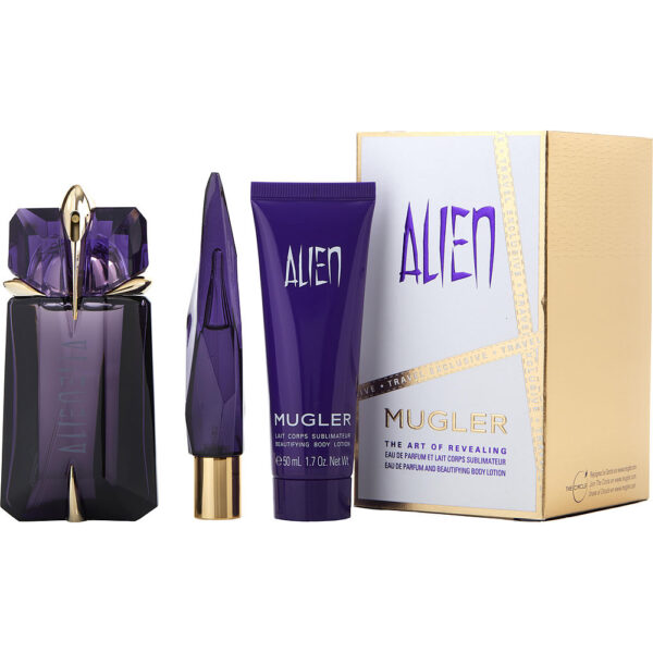 Thierry Mugler Alien & BODY LOTION & Eau de Parfum for Women – 2 oz