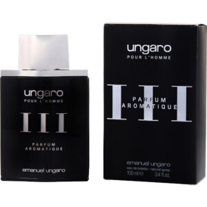 Ungaro Iii Aromatique Eau de Toilette for Men – 3.4 oz