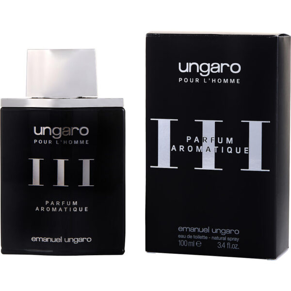 Ungaro Iii Aromatique Eau de Toilette for Men – 3.4 oz