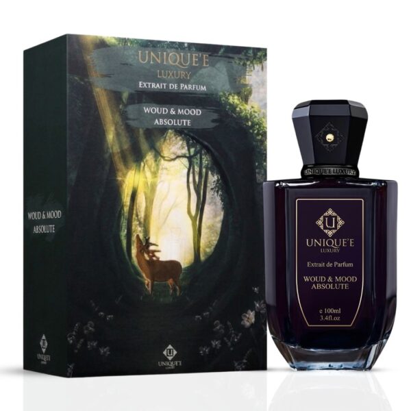 Unique'e Luxury Woud & Mood Absolute Extrait de Parfum for Unisex – 100 ml