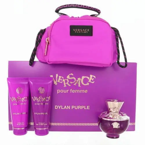 Versace Dylan Purple 4 piece v3 Eau de Parfum for Women – 4 piece gift set - v3