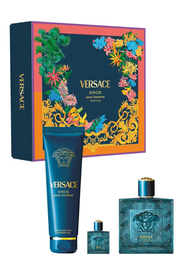 Versace Eros 3 piece v12 Parfum for Men – 3 piece gift set - v12