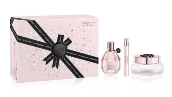 Viktor & Rolf Flowerbomb 3 piece v7 Eau de Parfum for Women – 3 piece gift set - v7
