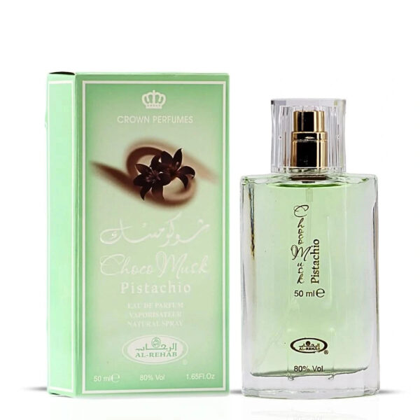 Al Rehab Choco Musk Pistachio Eau de Parfum for Unisex – 100 ml