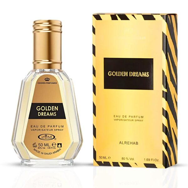 Al Rehab Golden Dreams Eau de Parfum for Unisex – 50 ml