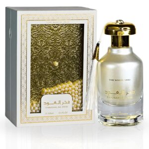Ard Al Zaafaran Fakhar Al Oud The White Oud An Exotic Scent With Luxurious & Irresistible Aroma. Eau de Parfum for Unisex – 100 ml