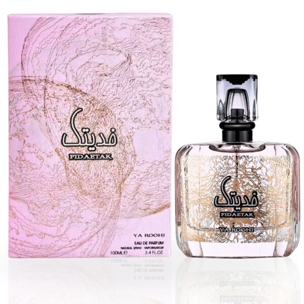 Ard Al Zaafaran Fidetak Ya Roohi Pink Indulge Yourself In The Elegant Blend Of Sweet Floral Enchantment. Eau de Parfum for Unisex – 100 ml