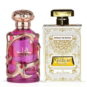 Ard Al Zaafaran Habik by Lattafa & Meethaq Extrait De Rouge Mary's Bright Bundle Eau de Parfum for Women – 100 ml
