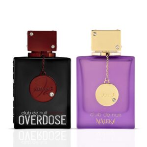 Armaf Club de Nuit Overdose & Maleka Sprays Bundle Eau de Parfum for Unisex