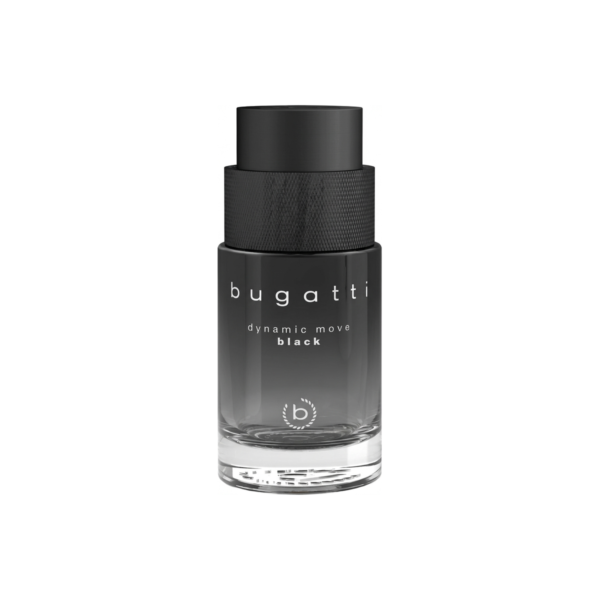 Bugatti Dynamic Move Black Eau de Toilette for Men – 3.4 oz / 100 ml