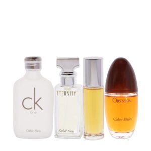 Calvin Klein Variety 4 piece Eau de Parfum for Women (Gift Set)
