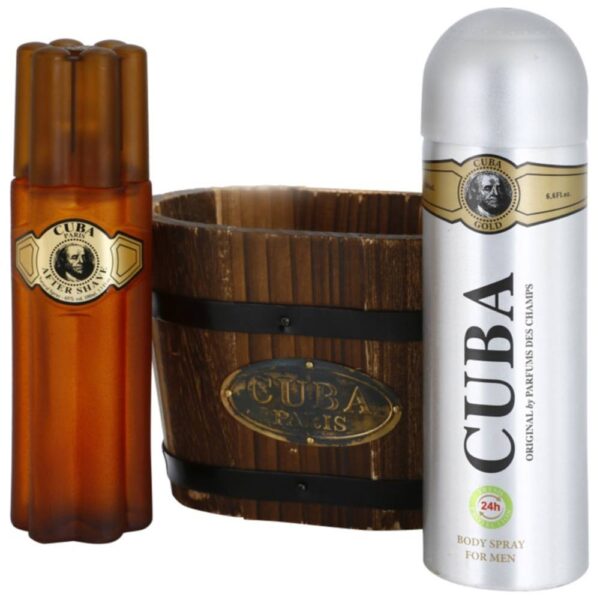 Cuba Gold After Shave and Body for Men (Gift Set)