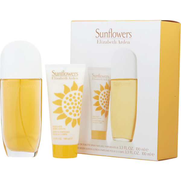Elizabeth Arden Sunflowers & BODY LOTION Eau de Toilette for Women – 3.3 oz