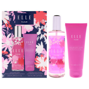 Elle Fleur And Body Lotion Body for Unisex (Gift Set)