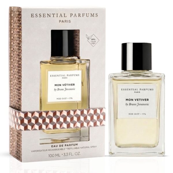 Essential Parfums Mon Vetiver by Bruno Jovanovic Eau de Parfum for Unisex – 100 ml