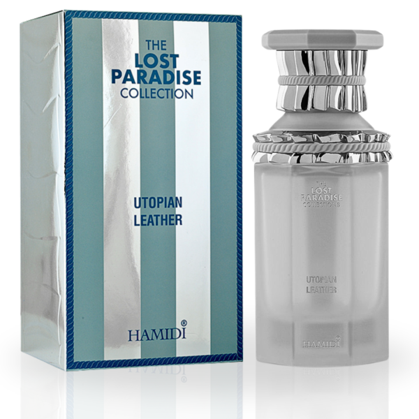 Hamidi UTOPIAN LEATHER Experience The Unparalleled Luxury & Opulence. Eau de Parfum for Unisex – 100 ml Hamidi UTOPIAN LEATHER Experience The Unparalleled Luxury & Opulence. Eau de Parfum for Unisex – 100 ml