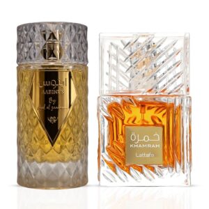 Intense Oud Aabinus by Ard Al Zaafaran & Khamrah by Lattafa Sprays Bundle Eau de Parfum for Unisex