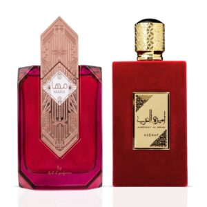 Intense oud Ameerat Al Arab by Asdaaf & Maha by Ard Al Zaafaran Sprays Bundle Eau de Parfum for Women