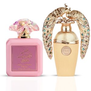 Intense Oud Pink Blush by Ard Al Zaafaran & Afeef by Lattafa Sprays Bundle Eau de Parfum for Unisex