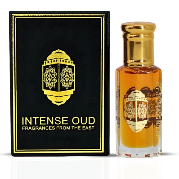 Intense Oud White Lotus with Black Gift Box Perfume Oil for Unisex