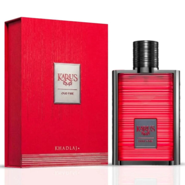 khadlaj Karus Oud Fire Eau de Parfum for Unisex – 100 ml