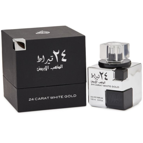 Lattafa 24 Carat White Gold Eau de Parfum for Unisex – 100 ml