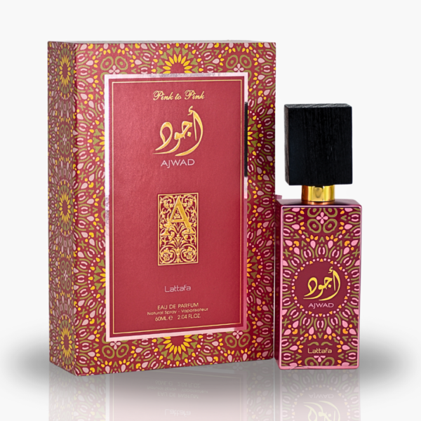 Lattafa Ajwad Pink to Pink Enchanting and Royal Scents Long Lasting Perfumes & Women Eau de Parfum for Unisex – 60 ml