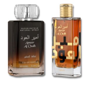 Lattafa Ameer al Oudh & Ameer Al oudh intense oud Eau de Parfum for Unisex Lattafa Ameer al Oudh & Ameer Al oudh intense oud Eau de Parfum for Unisex