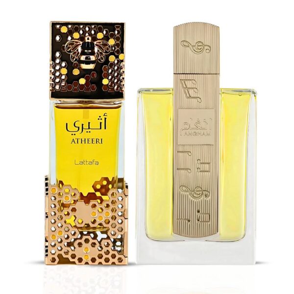 Lattafa Atheeri & Angham Sprays Bundle Eau de Parfum for Unisex Lattafa Atheeri & Angham Sprays Bundle Eau de Parfum for Unisex