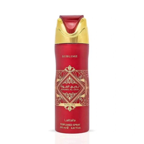 Lattafa Bade’e Al Oud Sublime Deodorant Experience The Luxury of Woody & Aromatic . for Unisex – 200 ml