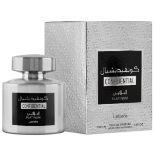 Lattafa Confidential Platinum Eau de Parfum for Unisex – 100 ml