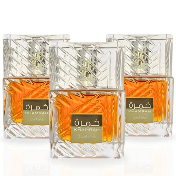 Lattafa Khamrah Pack of 3 Eau de Parfum for Unisex