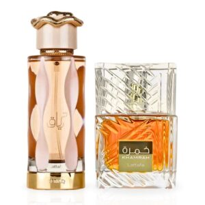 Lattafa Khamrah & Teriaq Sprays Bundle Eau de Parfum for Unisex