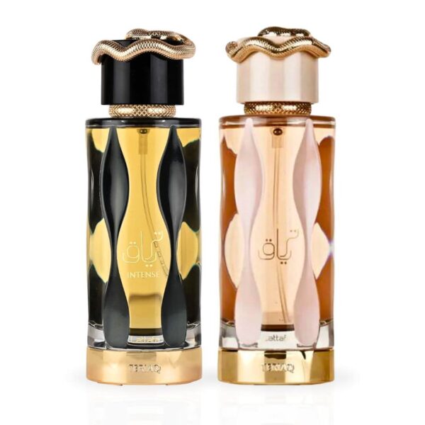 Lattafa Teriaq & Teriaq Intense Sprays Bundle Eau de Parfum for Unisex Lattafa Teriaq & Teriaq Intense Sprays Bundle Eau de Parfum for Unisex