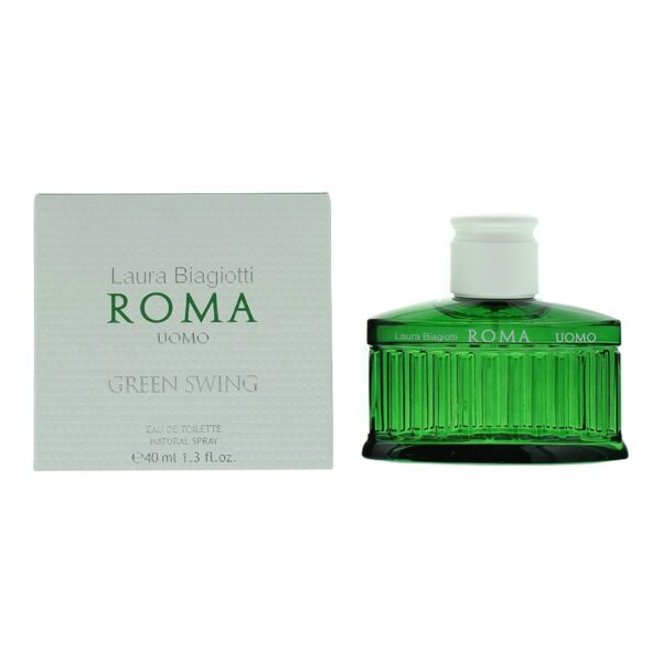 Laura Biagiotti Roma Uomo Green Swing Eau de Toilette for Men Laura Biagiotti Roma Uomo Green Swing Eau de Toilette for Men