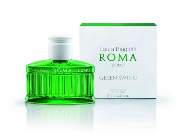 Laura Biagiotti Roma Uomo Green Swing Eau de Toilette for Men Laura Biagiotti Roma Uomo Green Swing Eau de Toilette for Men