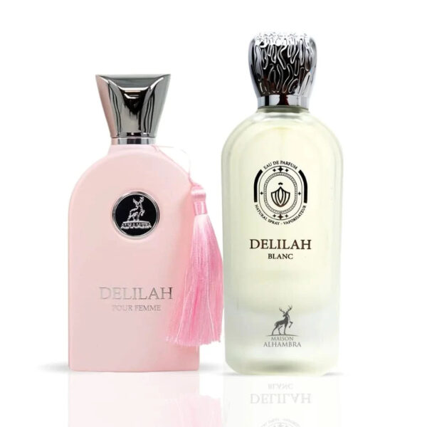 Maison Alhambra Delilah Pour Femme & Delilah Blanc Sprays Bundle Eau de Parfum for Women