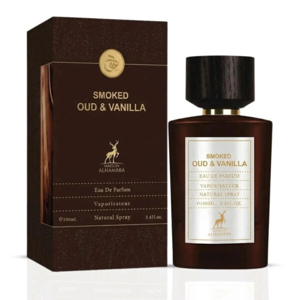 Maison Alhambra Smoked Oud & Vanilla Eau de Parfum for Unisex – 100 ml Maison Alhambra Smoked Oud & Vanilla Eau de Parfum for Unisex – 100 ml
